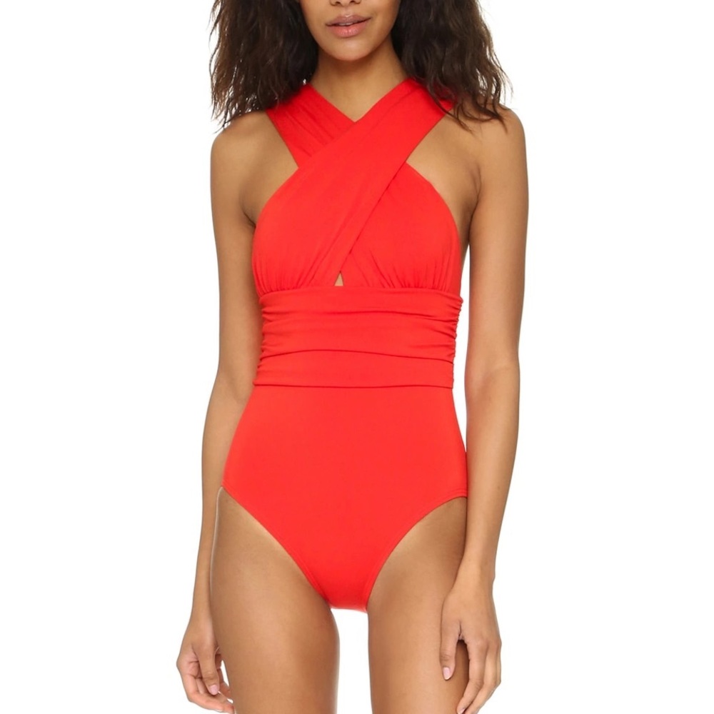 Cross body swimsuit